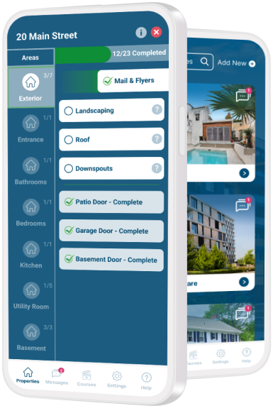 Screens of Property Watch App